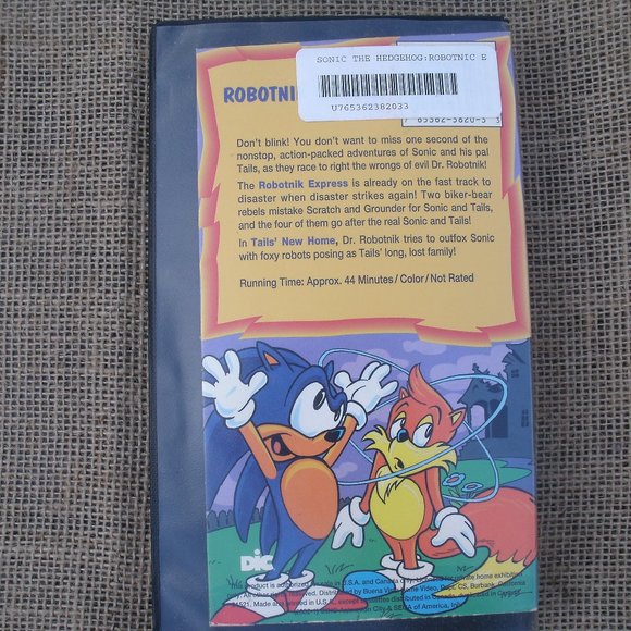 Sonic the Hedgehog Robotnik Express VHS anime tape - Picture 2 of 16